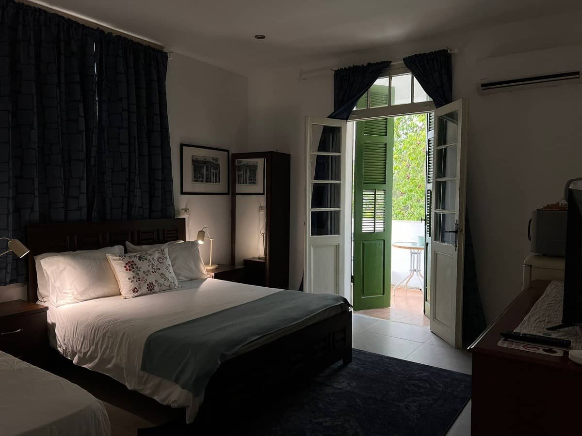 Deluxe suite with a private balcony at Eden Hotel Haifa